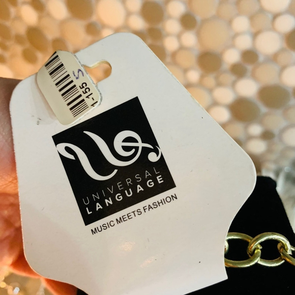 Universal Language brass bracelet - Picture 3 of 5